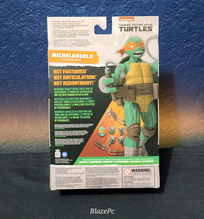 SDCC 2023 Loyal Subjects Battle Ready Tmnt 4 Pack Set BST AXN Ninja Turtles New