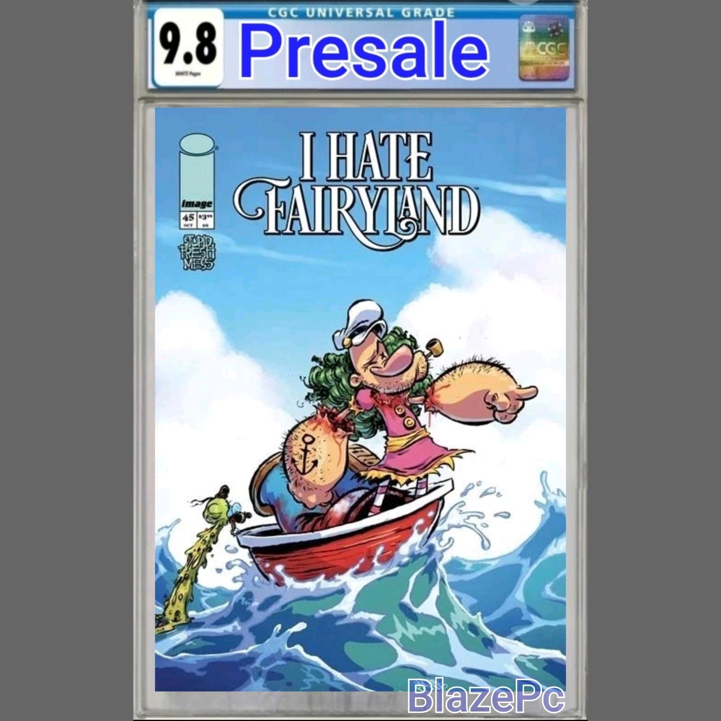 I Hate Fairyland #45 CGC 9.8 1:10 Skottie Young Popeye Variant Image PRESALE