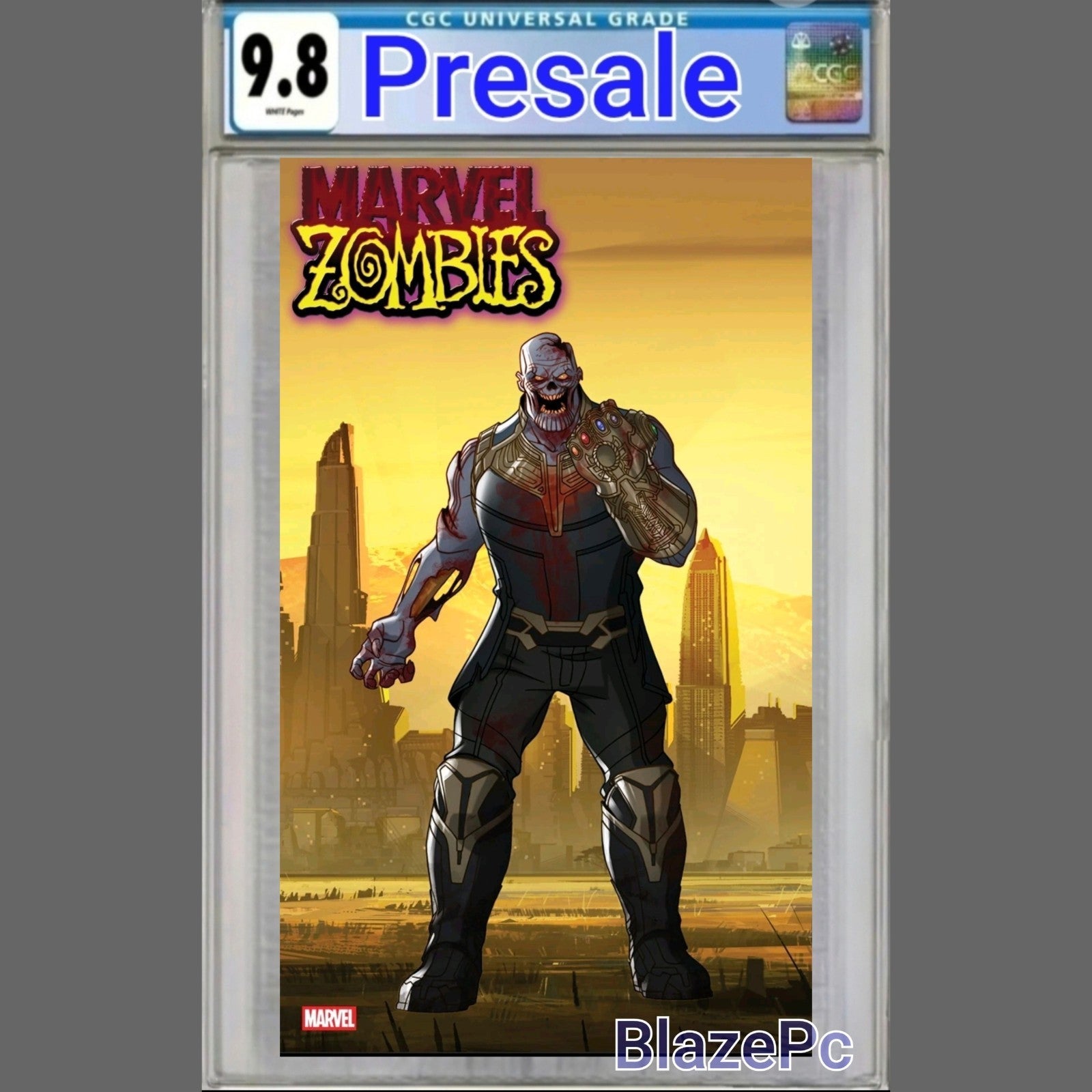 Marvel Zombies Red Band #1 CGC 9.8 Animation Thanos Variant Marvel 2025 PRESALE