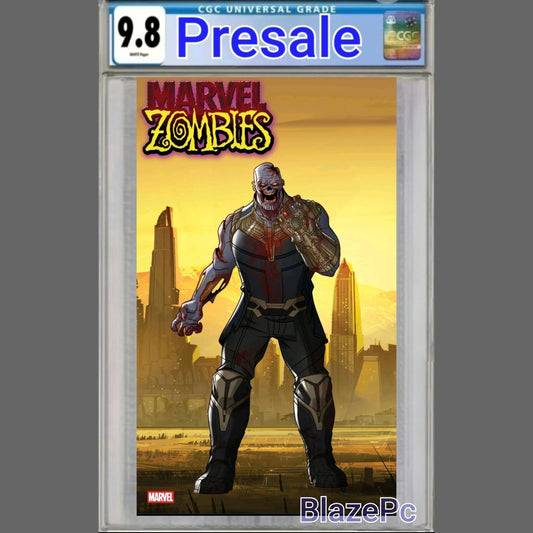 Marvel Zombies Red Band #1 CGC 9.8 Animation Thanos Variant Marvel 2025 PRESALE