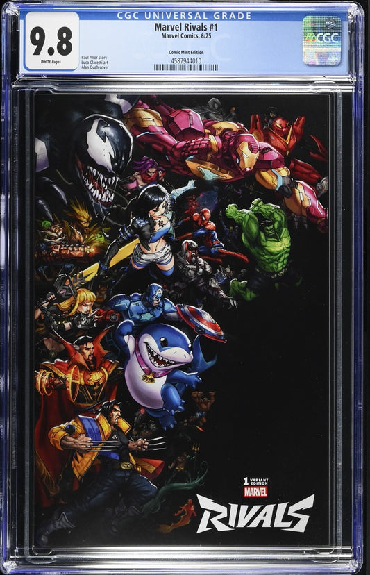 Marvel Rivals #1 CGC 9.8 Alan Quah Exclusive Variant Mint Allor Black 2025