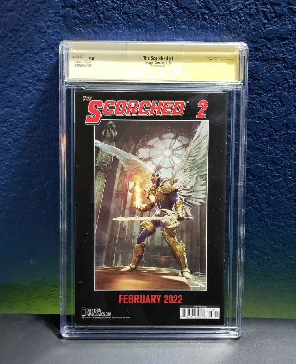 The Scorched #1 CGC SS 9.8 1:250 Signed McFarlane Variant Spawn Yellow 819/838