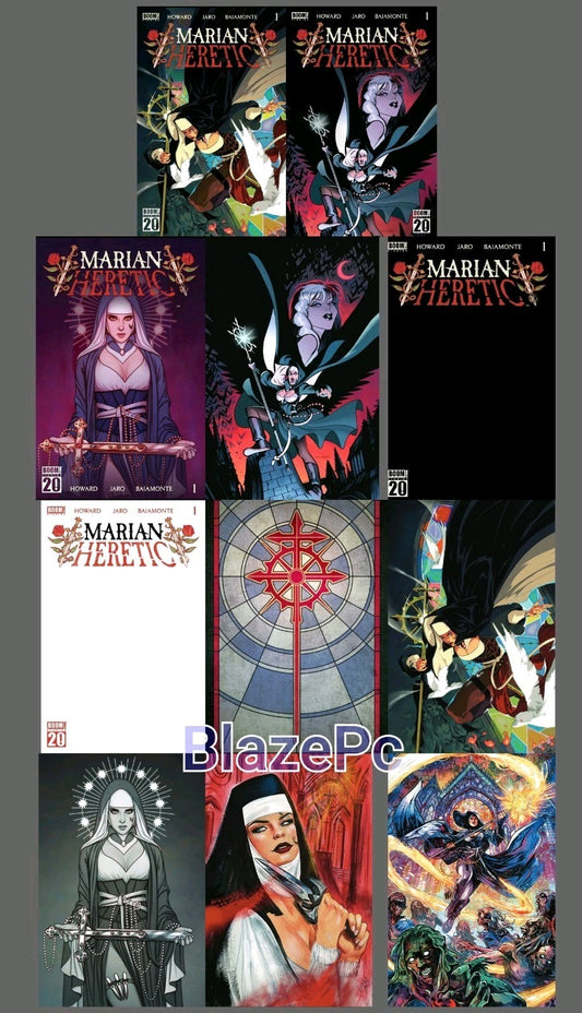 Marian Heretic #1 Cover A B C G H I K Variant Set 1:10 20 25 Option Presale 10/8