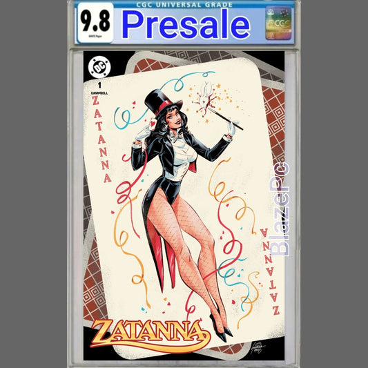 Zatanna #1 CGC 9.8 Sveta Shubina Exclusive Variant DC Comics 2026 PRESALE