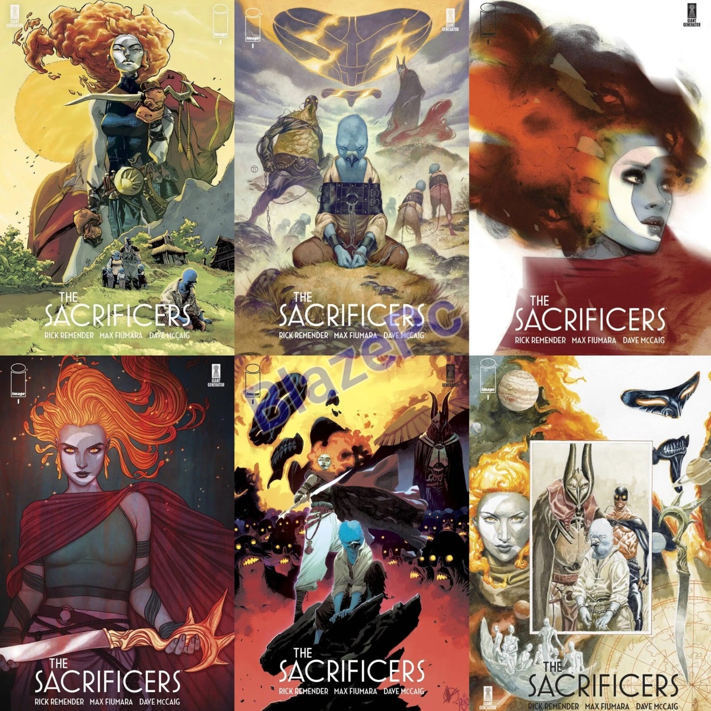 Sacrificers #1 Cover A B Variant Set or 1:10 1:15 1:20 1:25 Options Image Comics