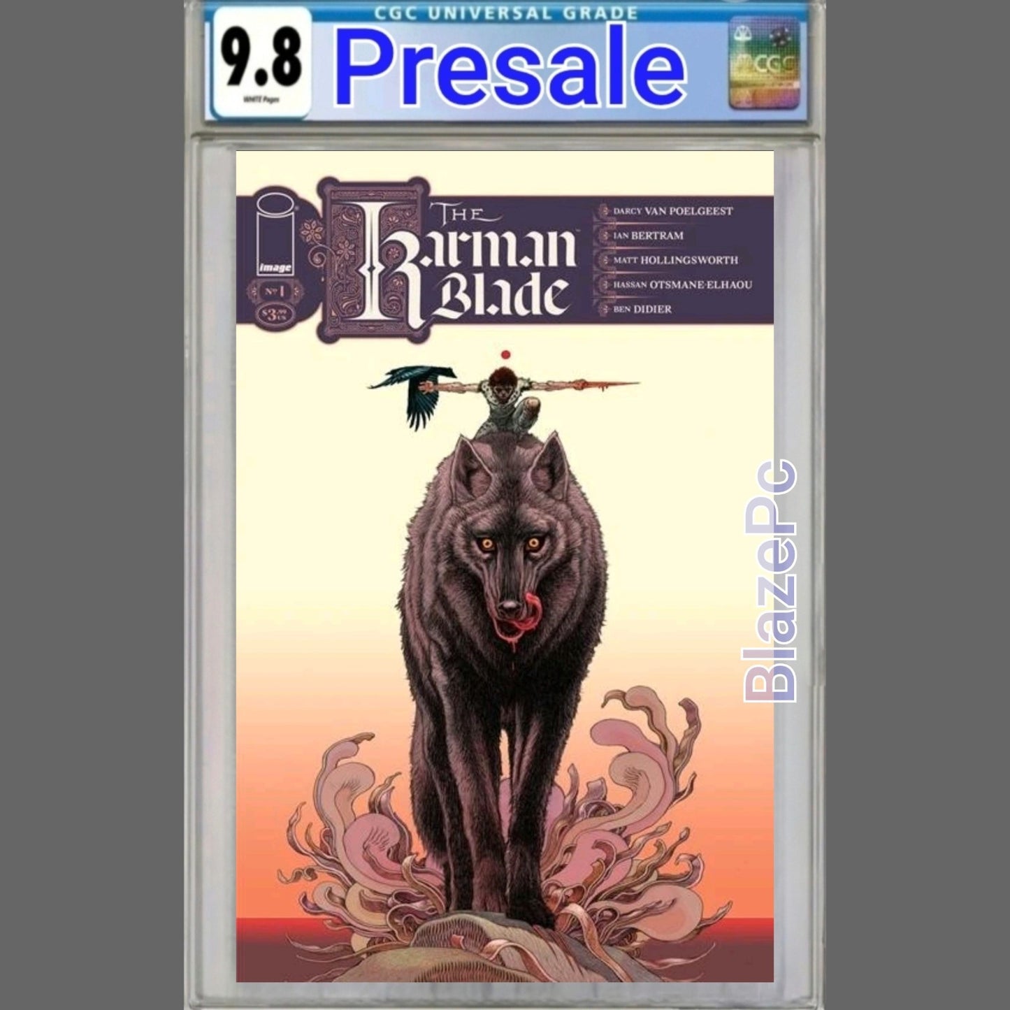 Karman Blade #1 CGC 9.8 Cover B Ian Bertram Variant Image Comics 2026 PRESALE