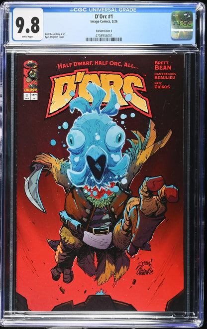 Dorc #1 CGC 9.8 1:50 Ryan Stegman Cover E Variant Image Comics 2026