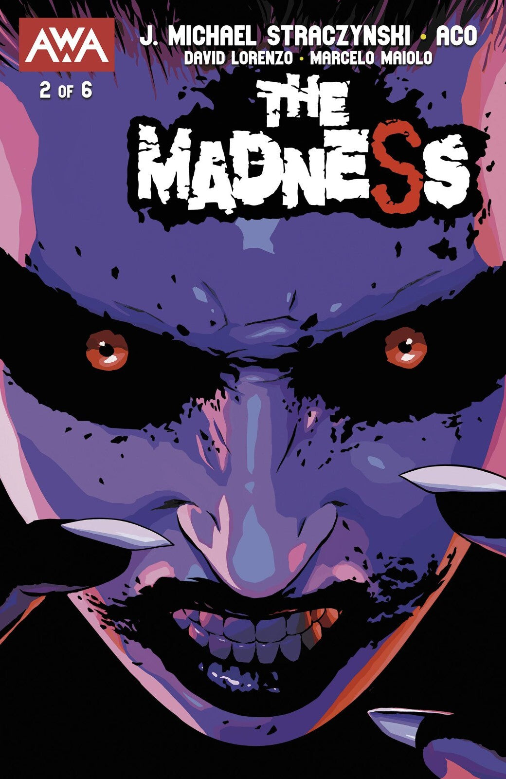 The Madness #2 Cover A B C Variant Set or 1:15 Options AWA Comics 2023 NM