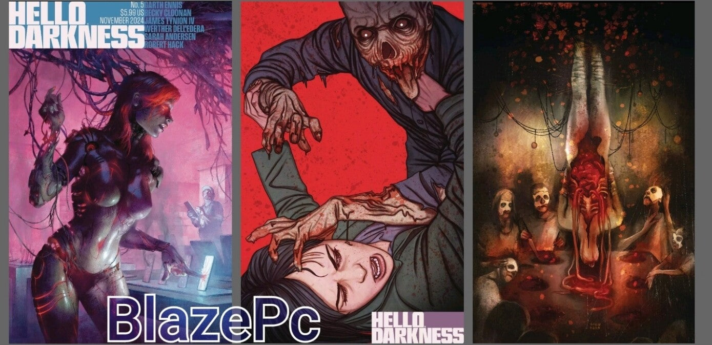 Hello Darkness #5 Cover A B C Variant Set Option Boom! Studios 2024 NM