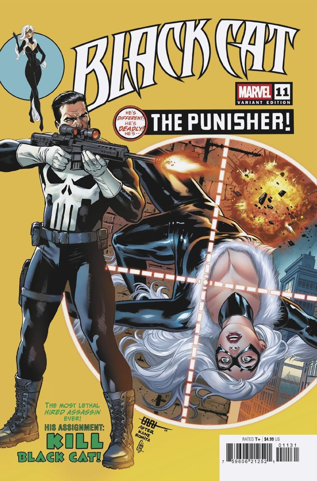 Black Cat #11 Cover A B C D E Variant Set Options Punisher 2026 Presale 6/10