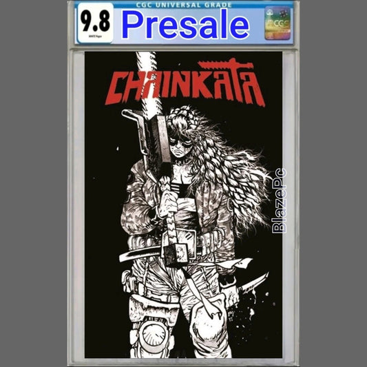 Chainkata #1 CGC 9.8 Cover B B&W Daniel Warren Johnson Variant 2026 PRESALE