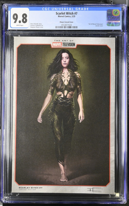 Scarlet Witch #7 CGC 9.8 Aubrey Plaza Rio Vidal Marvel Studios Chayes Variant