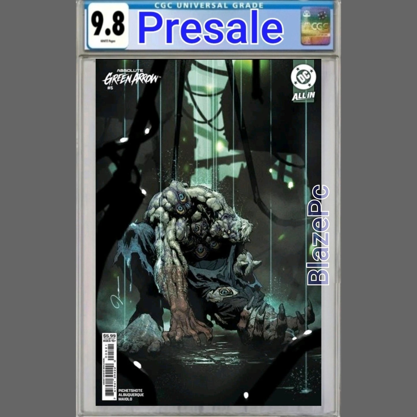 Absolute Green Arrow #5 CGC 9.8 Cover B Gerald Parel 1st Print DC 2026 PRESALE