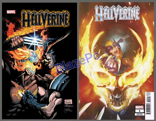 Hellverine #4 Cover A B Variant Set Options Percy Rahzzah Marvel 2024 NM