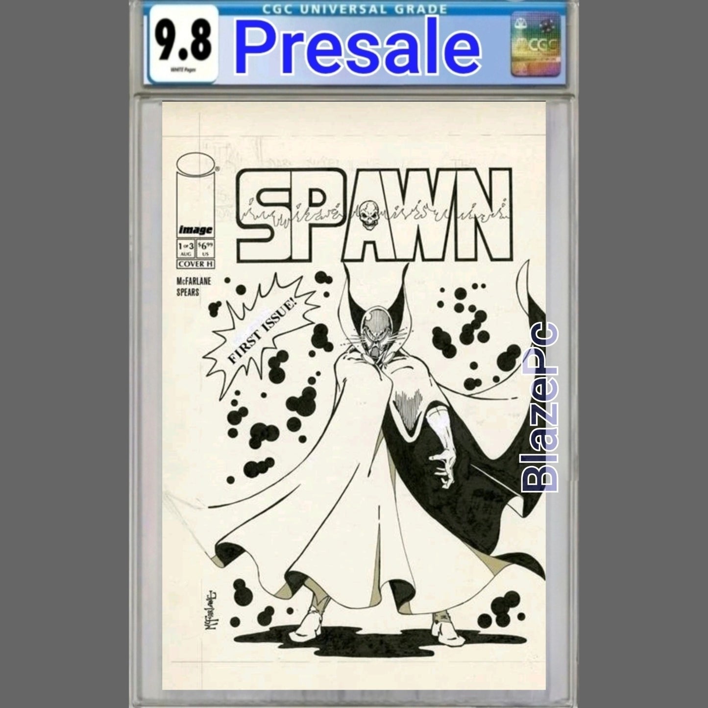 Spawn 77 #1 CGC 9.8 1:100 McFarlane Original 1977 Variant Image 2026 PRESALE