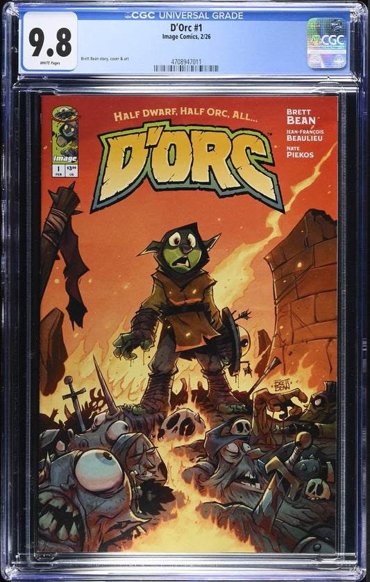 Dorc #1 CGC 9.8 Brett Bean Cover A 1st Print Brett Bean Image Comics 2026