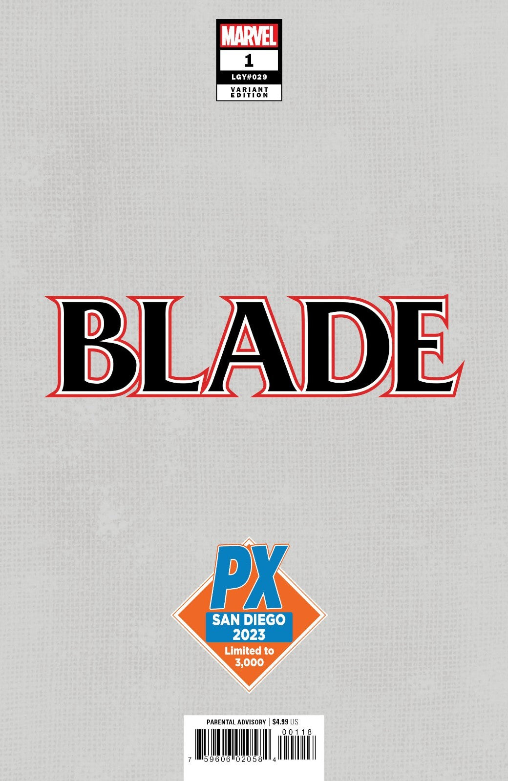 Blade #1 SDCC 2023 Casagrande Variant Limited to 3000 PX Marvel 2023 NM