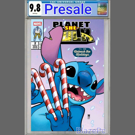 Planet She-Hulk #2 CGC 9.8 Paco Medina Stich Hulk 340 Homage Variant PRESALE