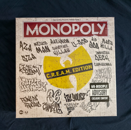Wu Tang Clan Official Monopoly Board Game Limited Edition SEALED In Hand