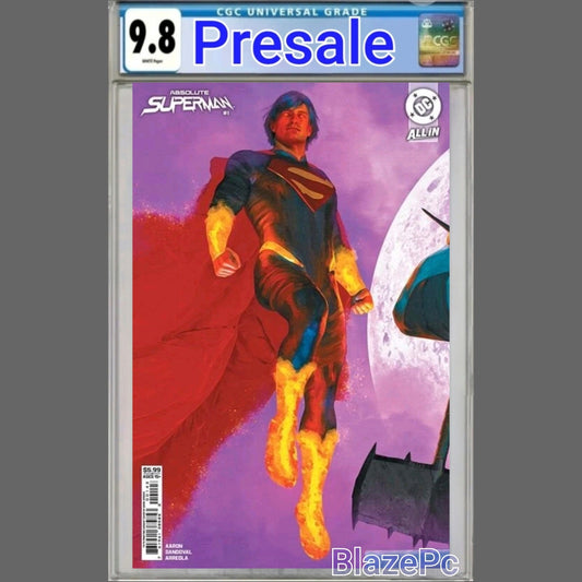 Absolute Superman #1 CGC 9.8 Mark Spears 5th Print Cover B DC 2025 PRESALE