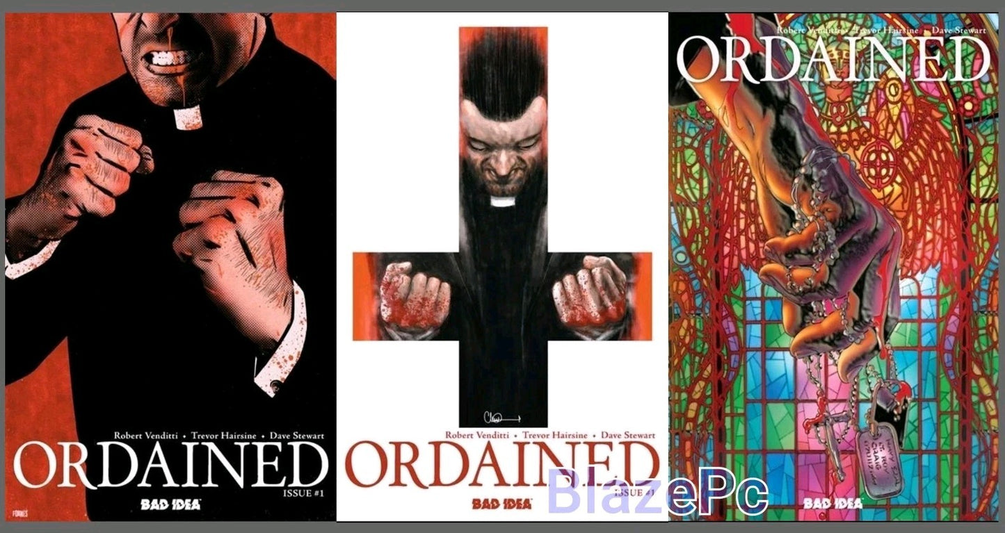 Ordained #1 Cover A B C Variant Set :20 1:50 Options Bad Idea Presale 12/10