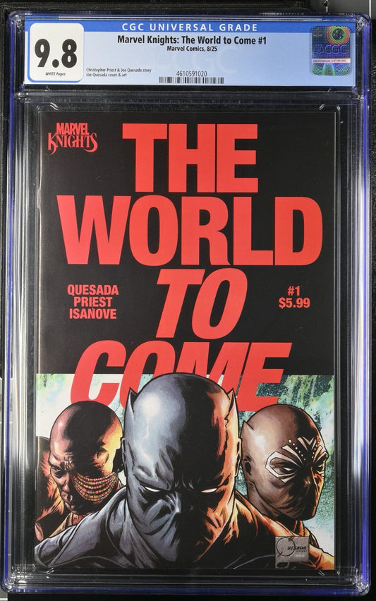 Marvel Knights The World To Come #1 CGC 9.8 Cover A Quesada 1st Print 2025