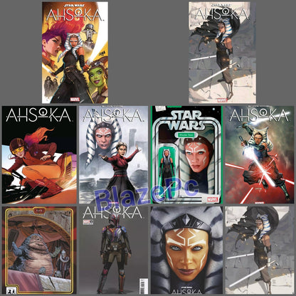 Star Wars Ahsoka #1 Cover A B C D E F G Variant Set or 1:10 1:25 1:100 2024 NM