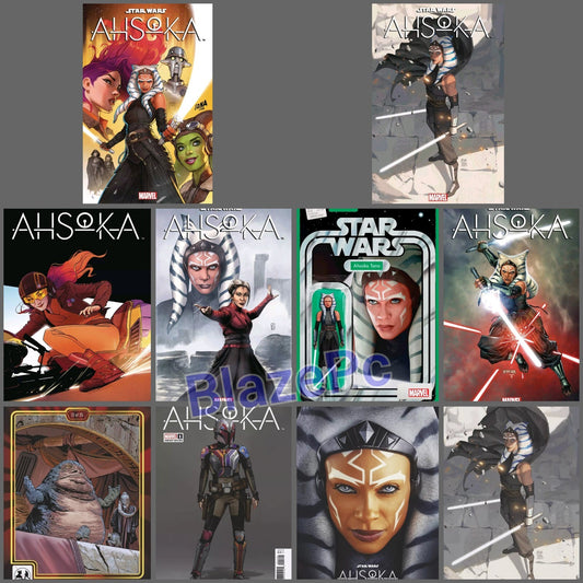 Star Wars Ahsoka #1 Cover A B C D E F G Variant Set or 1:10 1:25 1:100 2024 NM