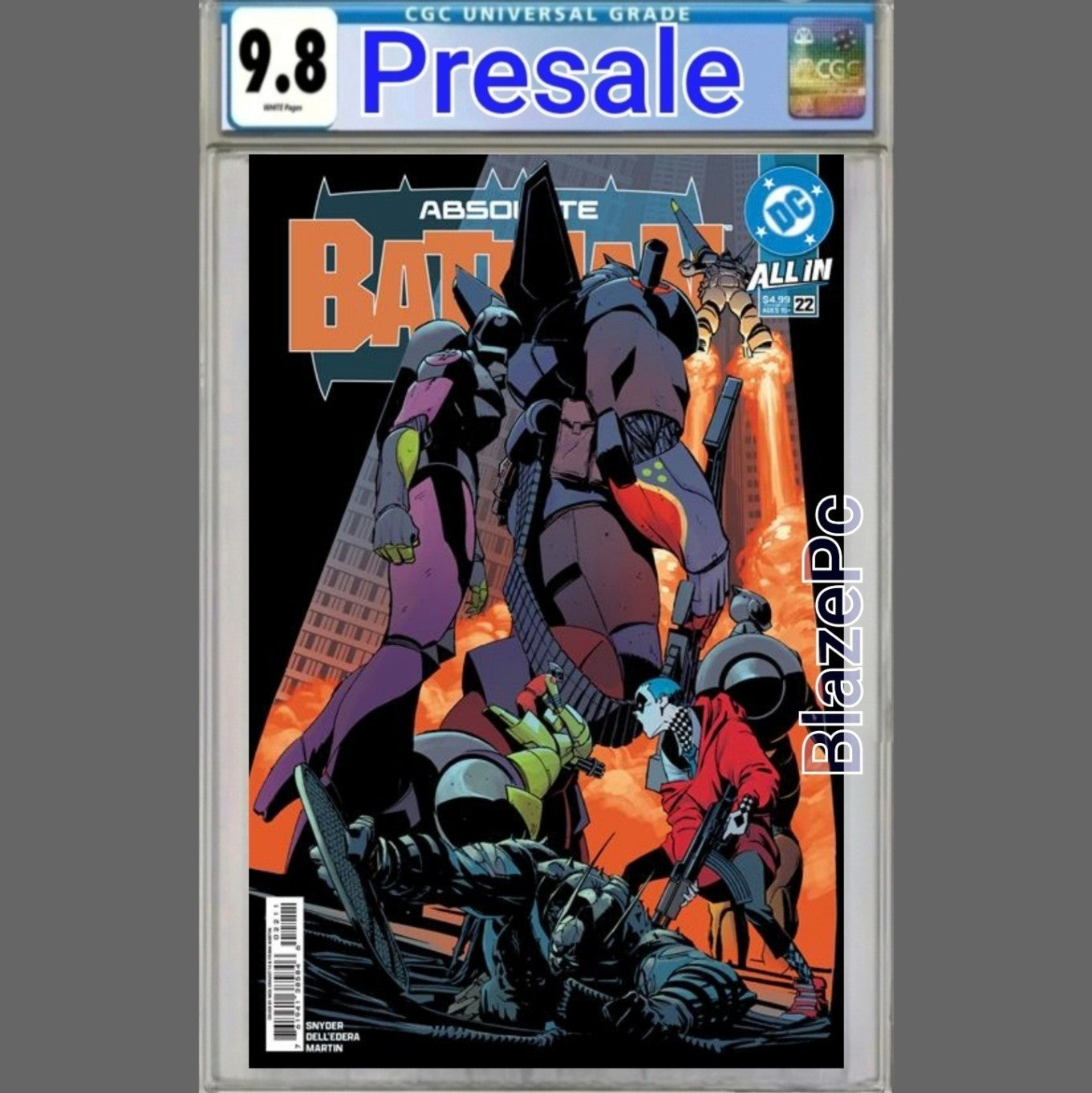 Absolute Batman #22 CGC 9.8 1st Print Cover A Nick Dragotta Harley PRESALE
