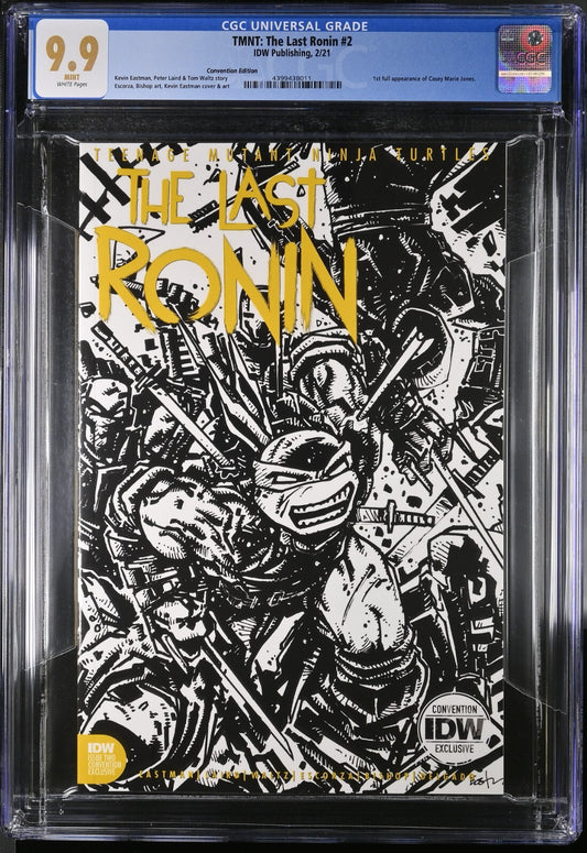 TMNT The Last Ronin #2 CGC 9.9 Convention Variant 1st Casey Marie Jones Not 9.8
