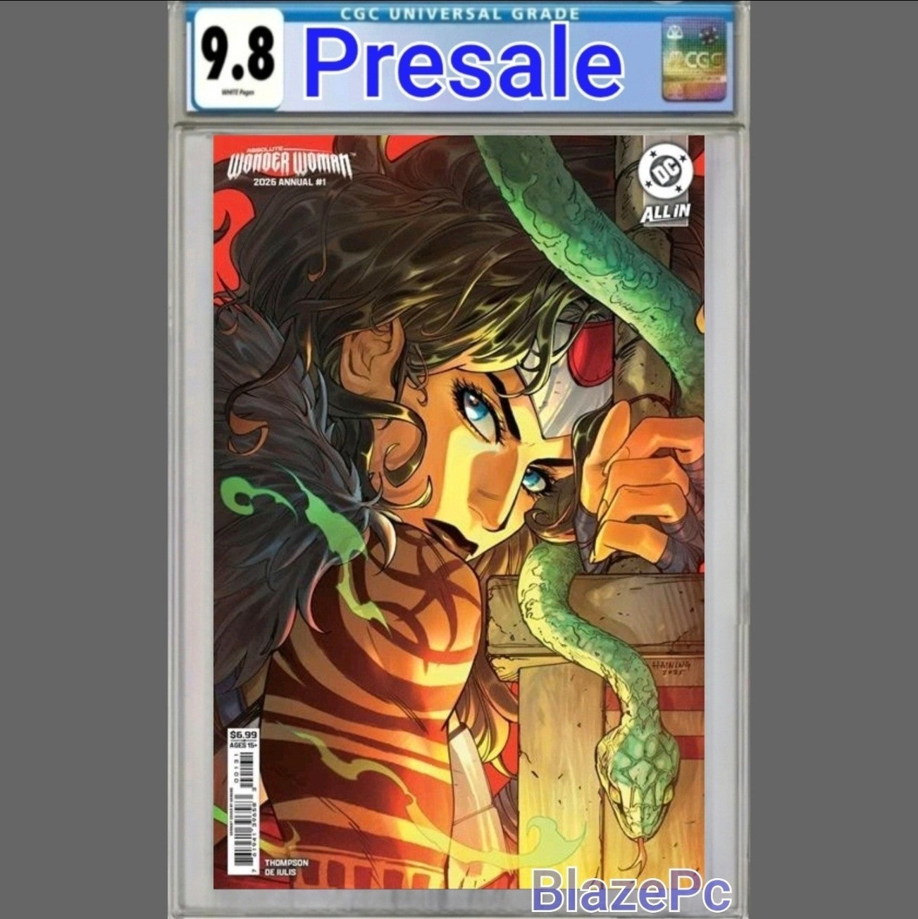 Absolute Wonder Woman Annual 2026 #1 CGC 9.8 Cover C Haining Variant DC PRESALE