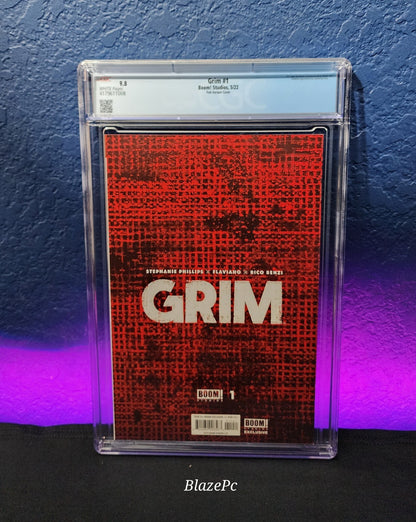 Grim #1 CGC 9.8 Veronica Fish Exclusive Variant Phillips Boom! Studios SDCC 2022