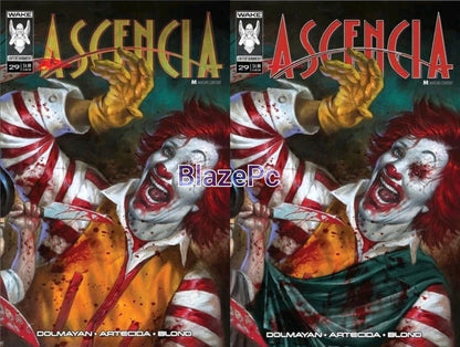 Ascencia #29 Cover A B Variant Set 1:15 Options Wake Entertainment Presale 10/8