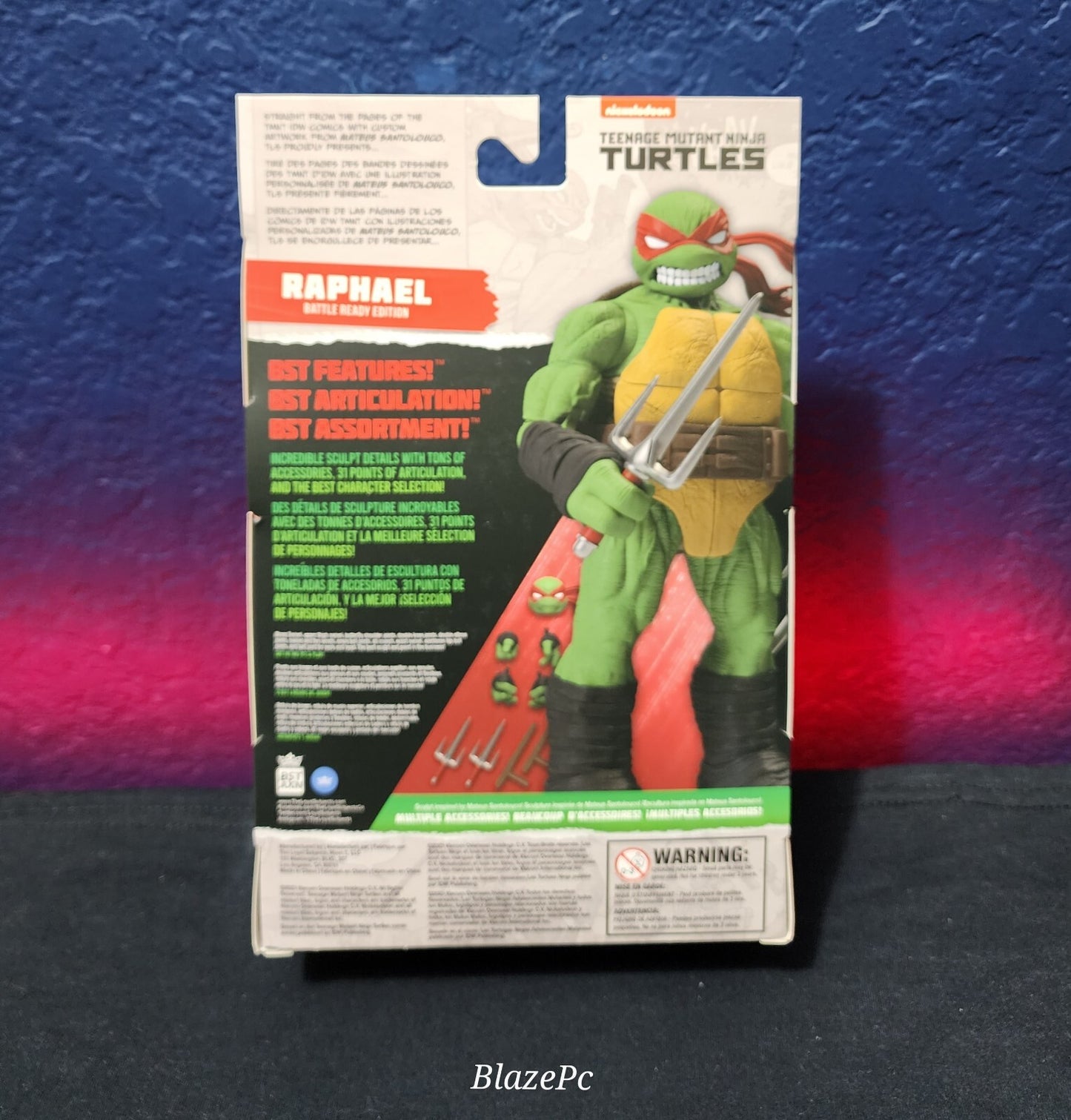SDCC 2023 Loyal Subjects Battle Ready Tmnt 4 Pack Set BST AXN Ninja Turtles New