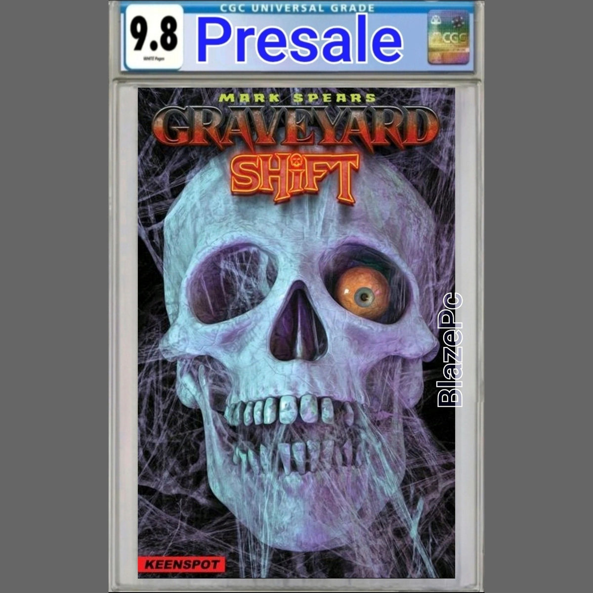 Mark Spears Graveyard Shift #1 CGC 9.8 1:100 Shift Faced Variant 2026 PRESALE