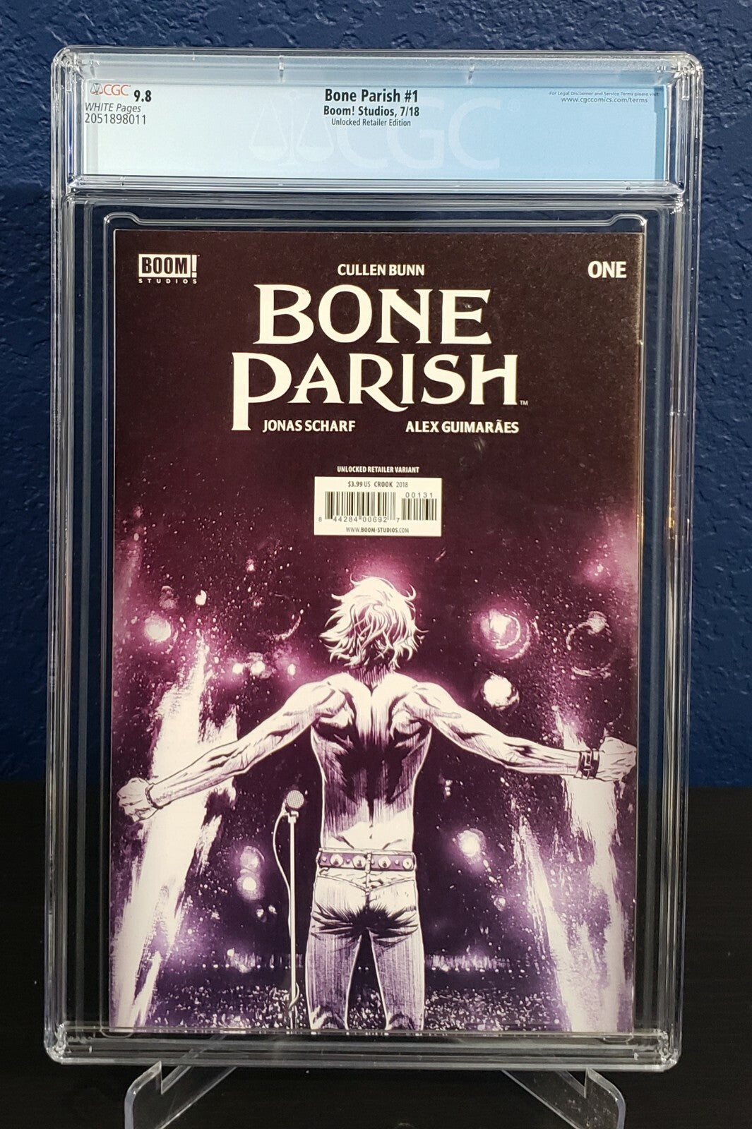 Bone Parish #1 CGC 9.8 Crook Retailer Unlocked Incentive Virgin Variant Boom!