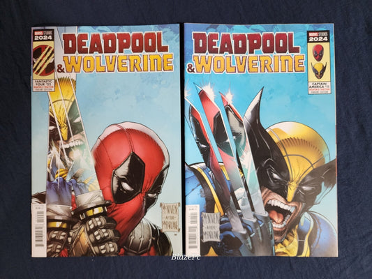 Captain America #11 Fantastic Four #22 McNiven Deadoool Wolverine Variant Set NM
