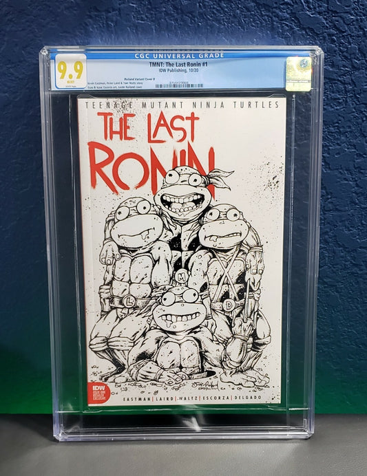 TMNT The Last Ronin #1 CGC 9.9 Justin Roiland Inks Variant not 9.8 IDW 2021