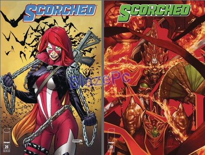 The Scorched #26 Cover A B Variant Set Options Spawn Image 2024 NM
