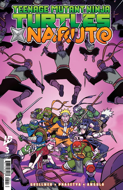 TMNT x Naruto #3 Cover A B C D Variant Set or 1:25 1:50 Option 2025 IDW NM