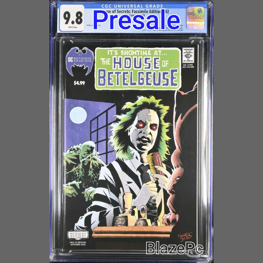 House of Secrets #92 Facsimile Edition CGC 9.8 Jones Beetlejuice Variant PRESALE