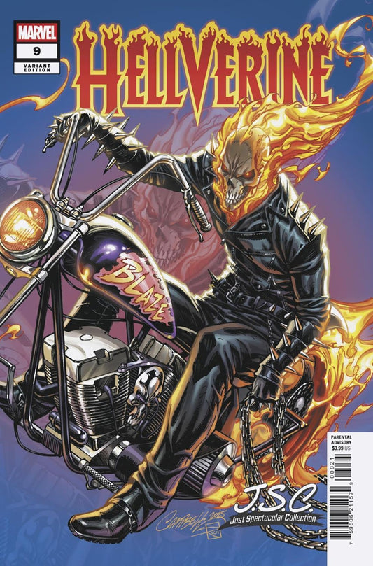 Hellverine #9 J Scott Campbell Just Spectacular Collection Variant Marvel NM