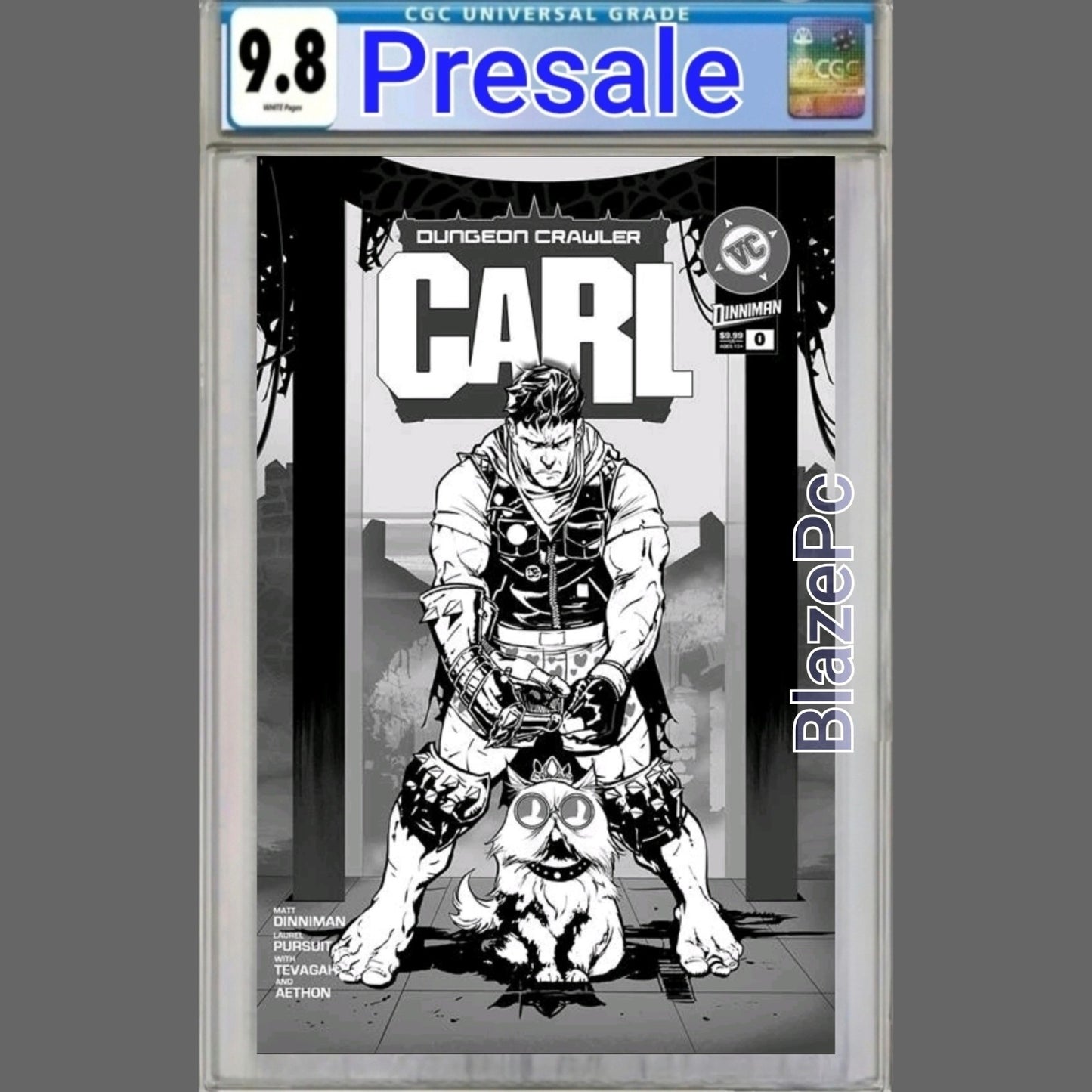 Dungeon Crawler Carl Special Edition #0 CGC 9.8 Cover B B&W Homage PRESALE