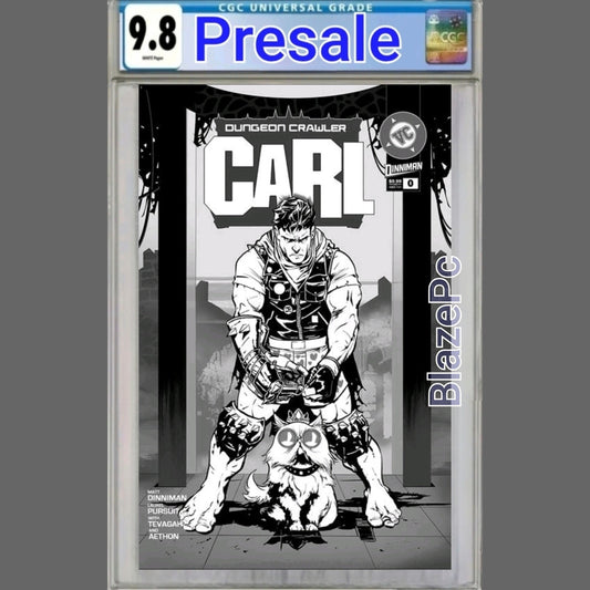 Dungeon Crawler Carl Special Edition #0 CGC 9.8 Cover B B&W Homage PRESALE