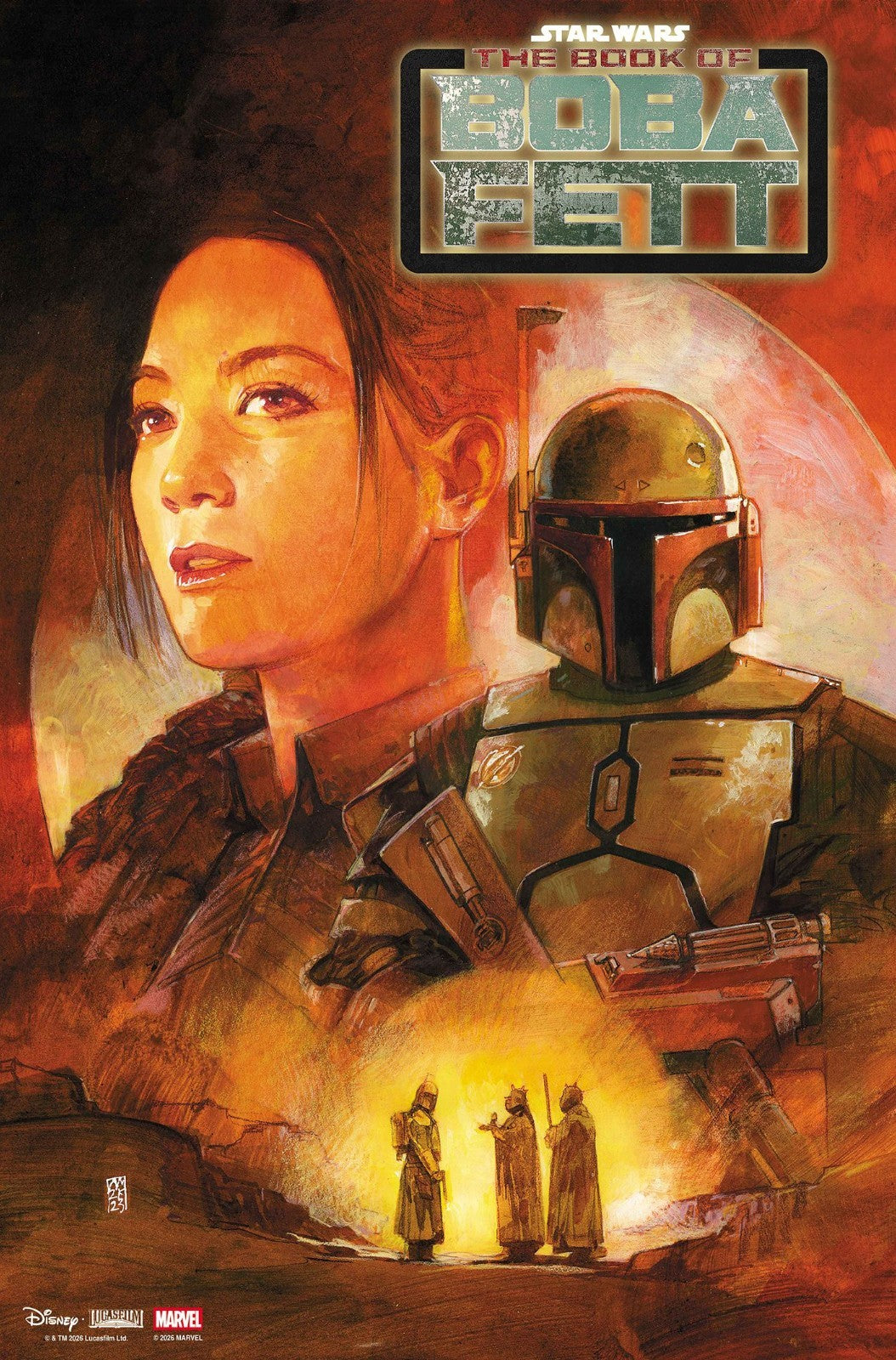Star Wars The Book of Boba Fett #1 Cover A B C D Variant Set Options Presale 9/9