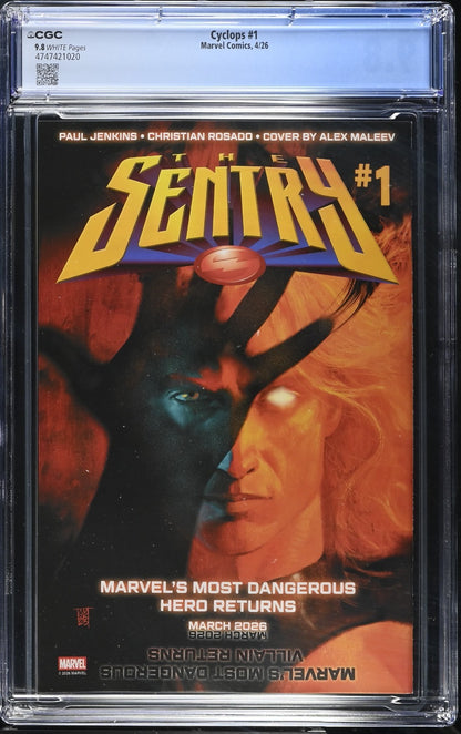 Cyclops #1 CGC 9.8 Cover A Federico Vicentini Marvel Comics 2026