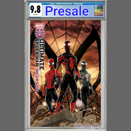 Ultimate Spider-Man Incursion #1 CGC 9.8 Andrews Trade Variant 2025 PRESALE