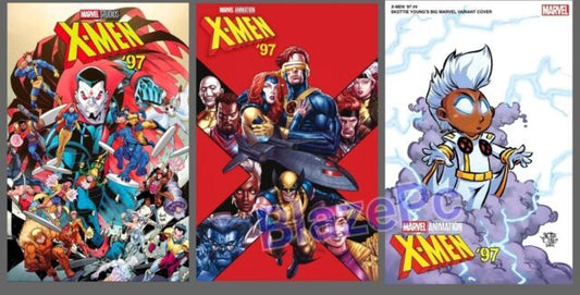 X-Men 97 #4 Cover A B C Variant Set Options Foxe Disney Marvel 2024 NM