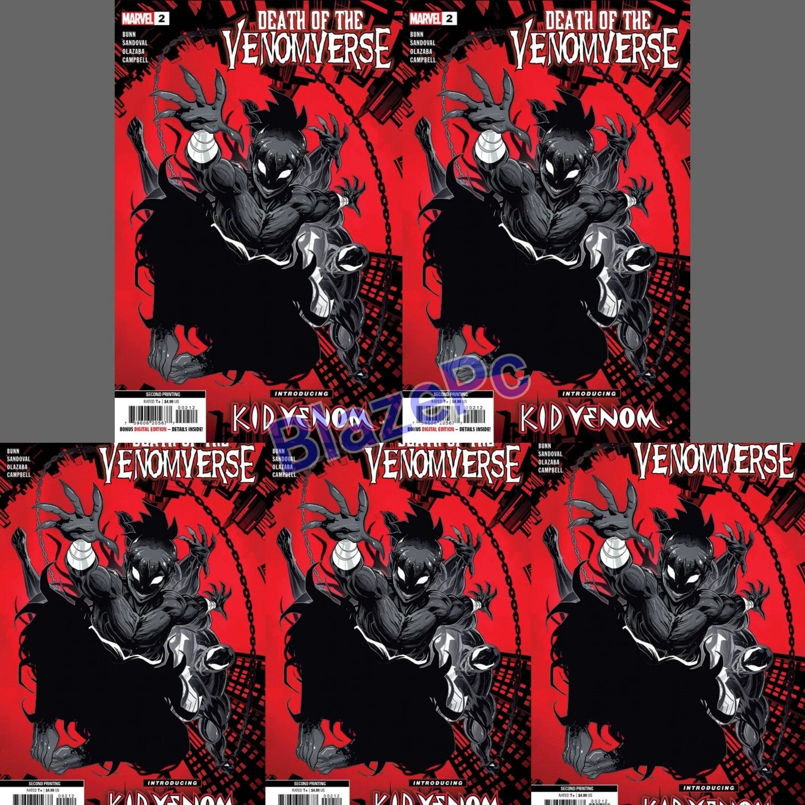 Death of Venomverse #2 2nd Print Vecchio Variant Bundle Options Marvel 2023 NM