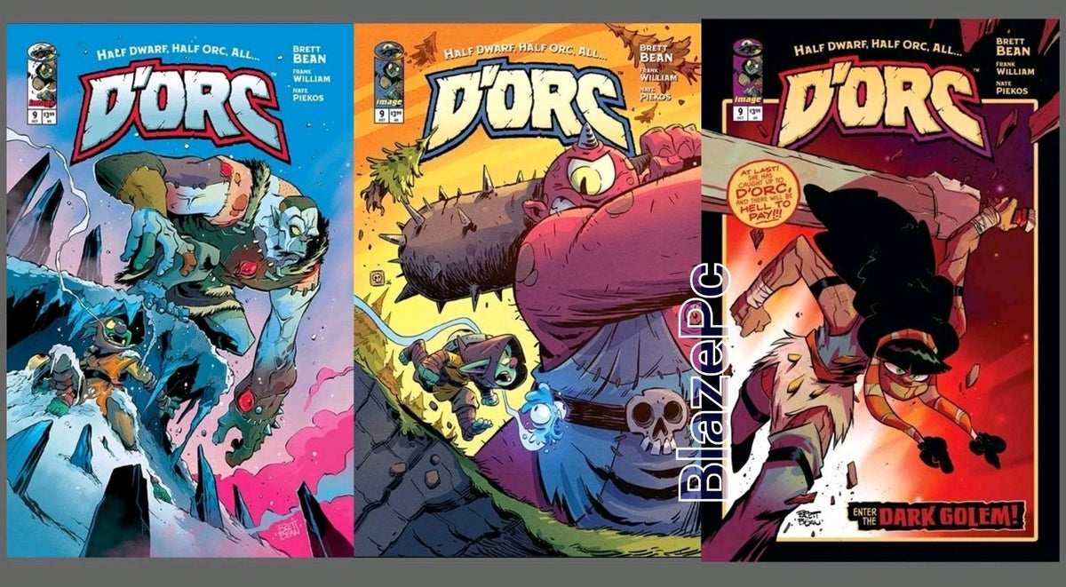 Dorc #9 Cover A B C Variant Set Options Brett Bean Image Comics Presale 10/21